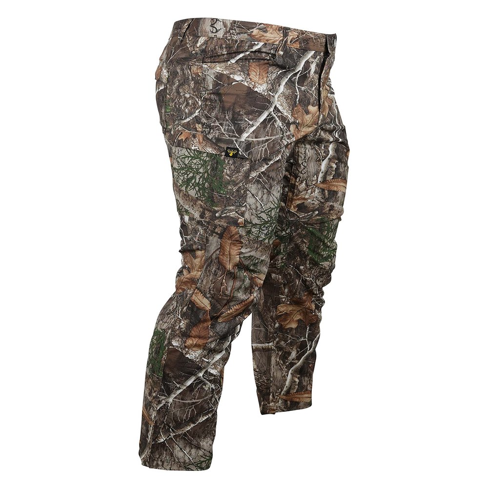 King's Camo Men's Hunter Pant 2.0 - Lightweight Quick-Drying Durable 2-Way Stretch Articulated Knee Design Hunting Pants, Realtree Edge, 40R