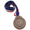 JCBIZ 3pcs Zinc Alloy Digital Medal 50mm Gold Silver Bronze Award Medals for Competitions, Games and Parties view 3