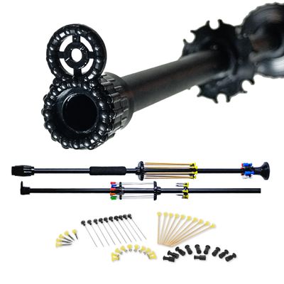 Black Rhino Blowguns 48 inch 2 Piece 40 Caliber Blowgun Anodize Black Comes with a Connector for Quick Attachment and take Down.