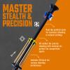 Black Rhino Blowguns 48 inch 2 Piece 40 Caliber Blowgun Anodize Black Comes with a Connector for Quick Attachment and take Down. view 2