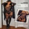 Buitifo Womens Fishnet Bodystocking Plus Size Crotchless Bodysuit Sexy Tights Soft Nightwear Lingerie (Black NGB, One Size) view 3
