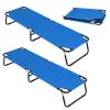 Giantex 2-Pack Folding Camping Cot for Adults, Portable Sleeping Cot Bed with 600D Oxford Fabric, Heavy Duty Frame, 350Lbs Capacity, 1-Step Use, Outdoor Lounge Chair for Sleepover Hiking, Home Office view 1