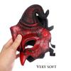 BPNHNA Halloween Demon Foam Mask Red Half Face Ram Horn Devil Masquerade Accessories for Cosplay Costume view 4