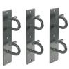 HECASA Workout Wall Mount Anchor, Resistance Band Wall Anchor, Fitness Ceiling Hook for Home Gym, Body Weight Straps, Suspension Strength Trainings 3 Sets view 1
