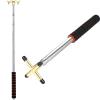 Skylety Pool Cue Snooker Stick Pool Table Accessories Retractable Billiards Cue Rest with Removable Brass Bridge Head(Plus Sign Bridge Head,Stainless Steel) view 1