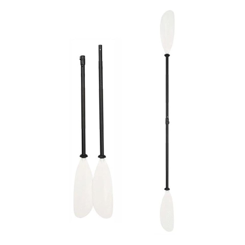 Lifyn2 Kayak Kayak Special Oars Inflatable Boats Fiberglass Poles Removable Two-Section Oars (Color : White, Size : 220-240cm)