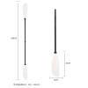 Lifyn2 Kayak Kayak Special Oars Inflatable Boats Fiberglass Poles Removable Two-Section Oars (Color : White, Size : 220-240cm) view 4