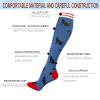4 Pairs Fun Compression Socks for Women-Womens Compression Sock for Pregnancy, Nurses, Flying, Running, Travel (animals,L-XL,15-20 mmHg) view 4