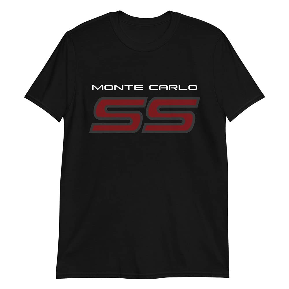 1980s Chevy Monte Carlo SS Short-Sleeve Unisex T-Shirt Black