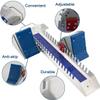 Supvision Lightning Starting Block Sprinter Pedals 6 Angle Adjustable Sprinters Track and Field Aluminum Suitable for Plastic Runway CinderTrack 25in Blue Back School Fall Sports Day view 3