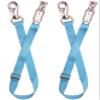 Adjustable Trailer Tie 2 Pack-Horse Trailer Nylon Strap TieAdjusted from 25 to 37 (Hurricane Blue) view 1