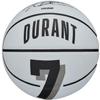 WILSON NBA Player Icon Mini Basketball - Kevin Durant, Mini Size,White/Black view 1