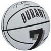 WILSON NBA Player Icon Mini Basketball - Kevin Durant, Mini Size,White/Black view 2