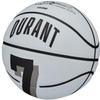 WILSON NBA Player Icon Mini Basketball - Kevin Durant, Mini Size,White/Black view 3