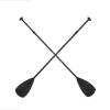 Lifyn2 Kayak SUP Stand-up Paddle Board Aluminum Alloy Paddle Kayak Paddle Four Detachable Inflatable Surfboard Paddle (Color : Black, Size : 125-200cm) view 3