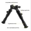 CVLIFE 3-in-1 Riflebipod Clamp-on Bipod with Swivel Stud Adapter and Barrel Clamp Adapter Adjustable Height from 6.3 to 7 Inches view 2