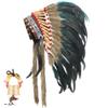 Ballinger Medium Native American Headdress Medium Feather Headdress and Choker for Men and Women, Halloween, Carnival, Decor, Role Play, and Costume Parties view 1