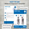 Arena Strength Band Fitness Workout Cards- Instructional Fitness Deck for Resistance Band Workouts, Beginner Fitness Guide for Resistance Band Training Exercises at Home. includes Workout Routines. view 3
