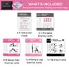 Arena Strength Booty Fitness Workout Cards- Instructional Deck for Band Workouts, Beginner Guide Resistance Training Exercises at Home. Includes Routines. view 3