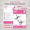 Arena Strength Booty Fitness Workout Cards- Instructional Deck for Band Workouts, Beginner Guide Resistance Training Exercises at Home. Includes Routines. view 4