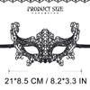 BODIY Halloween Lace Masks Black Masquerade Ball Venetian Eyemask Cosplay Costume Jewelry for Women view 4