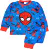 Marvel Spider-Man Pyjamas Boys Super Velour Velour Fleece | Kids Superhero Blue Red Character All Over Print view 1