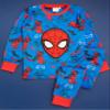Marvel Spider-Man Pyjamas Boys Super Velour Velour Fleece | Kids Superhero Blue Red Character All Over Print view 3