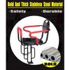 GJXJY Rear Rack Mounted Child Bike Seat, Bicycle Baby Kids Rear Seat with Cushion & Back Rest Foot, Easy to Use and Installation view 3