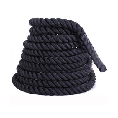 Battle Rope Hua Strength Training Battle Rope 9m/12m/15m, Heavy-Duty Skipping Sports Rope, Multifunctional Male and Female Fitness Rope, for Aerobic Exercise (Size : 9m)