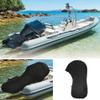 X AUTOHAUX 600D Oxford Cloth Waterproof Motor Full Outboard Boat Engine Cover for 6-15HP Black view 2