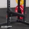 Titan Fitness T-2 Series Spotter Arms, 800 LB Capacity, Black Safety Catches, Power Rack Solo Lifting Attachments, Set of 2 view 4