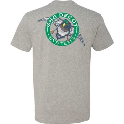 Avery Outdoors GHG Retro Mallard S/S Logo T-Shirt (Heather Grey, 3XL)