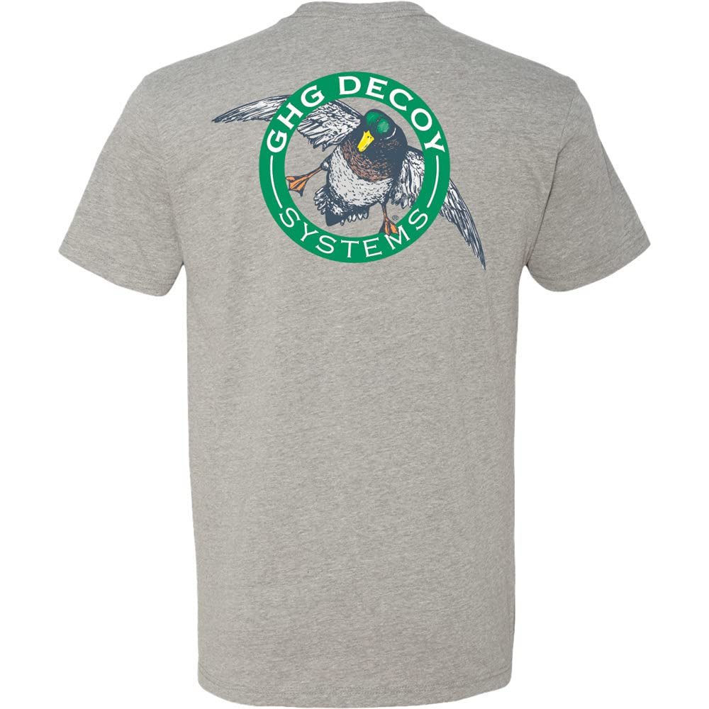 Avery Outdoors GHG Retro Mallard S/S Logo T-Shirt (Heather Grey, 3XL)