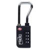 FSDC (Firearm Safety Devices FSDC-TSA687RCB 4 Dial Combination Lock for Luggage, Cases, and Coolers Hardened Steel Shackle, TSA Accepted for Travel Single-Pack view 1