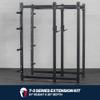 Titan Fitness T-3 Series Power Rack Extension Kit, Black 91" Height x 36" Depth, 2x3 11-Gauge Steel Uprights, Bolt-Together Rack Expansion for Home Gym view 2