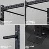 Titan Fitness T-3 Series Power Rack Extension Kit, Black 91" Height x 36" Depth, 2x3 11-Gauge Steel Uprights, Bolt-Together Rack Expansion for Home Gym view 3