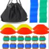 Merz67 Flag Football Set w/ 6 Cones & Travel Bag for 6, 12 or 24 Players (12 Player) view 1