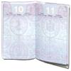 Passport Cover Covid Vaccination Card Holder Cover Sturdy Vinyl Vaccine Travel Wallet (Vegas) view 3