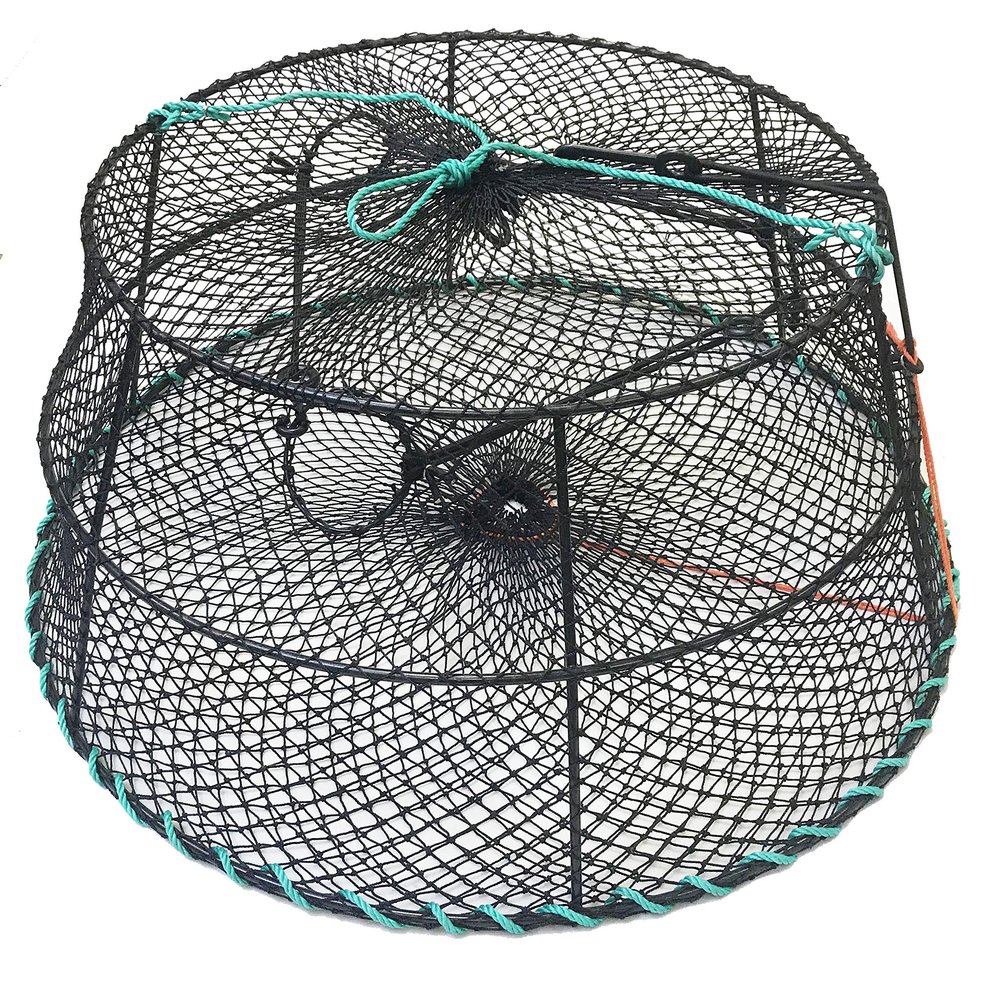 KUFA Sports Prawn Tap Shrimp Pot (Vinyl Coated Prawn Trap(30"x20"x12"H; Mesh:1-1/8"))