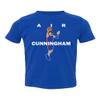 Air Cade Basketball Ball Player Cunningham Draft 2021 Detroit Little Kids Girls Boys Toddler T-Shirt (Royal, 4T) view 1