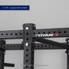 Titan Fitness X-3 Series Tall Bolt Down 24-in. D Extension Kit 90-in. H view 3