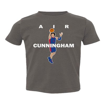 Air Cade Basketball Ball Player Cunningham Draft 2021 Detroit Little Kids Girls Boys Toddler T-Shirt (Gray, 3T)