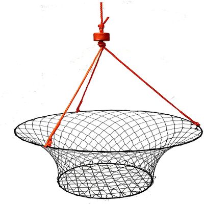 KUFA Sports Crab Trap Crab net Crab Pot (Vinyl Coated Crab Ring Trap (30x18 D))