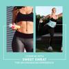 Sports Research Sweet Sweat 'Pro-Series' Waist Trimmer Belt | Premium Waist Trainer with adjustable straps for a Tighter Fit & Better Sweat! Blue view 2