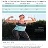 Sports Research Sweet Sweat 'Pro-Series' Waist Trimmer Belt | Premium Waist Trainer with adjustable straps for a Tighter Fit & Better Sweat! Blue view 4