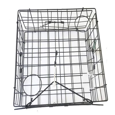 KUFA Sports Crab Trap Crab net Crab Pot (Vinyl Coated Square Crab Trap (24x24x12 H))
