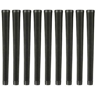 Karma Arthritic Jumbo Plus Golf Grips (9 Pack), Black +5/32" Oversized