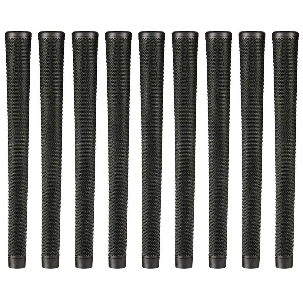 Karma Arthritic Jumbo Plus Golf Grips (9 Pack), Black +5/32" Oversized