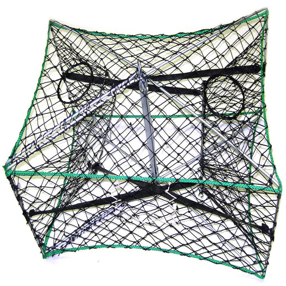 KUFA Sports Crab Trap Crab net Crab Pot (Foldable Crab Trap (Size:32x16x12))