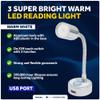 Five Oceans LED Reading Light with USB Charging Port, 12V Warm White, Touch On-Off Switch, Flexible Gooseneck Style RV Interior Lighting for RV, Boat, Camper - FO4599 view 2